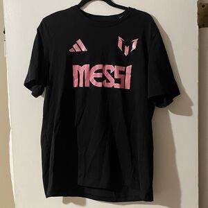 Adidas Men's Black‎ / Pink Lionel Messi T-shirt Size L